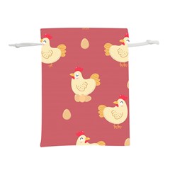 Cute-chicken-eggs-seamless-pattern Lightweight Drawstring Pouch (m)