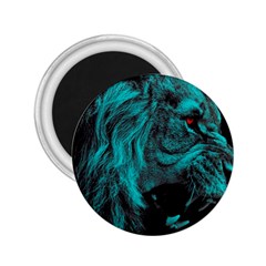 Angry Male Lion Predator Carnivore 2 25  Magnets