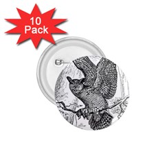 Owl-animals-wild-jungle-nature 1 75  Buttons (10 Pack)