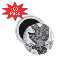 Owl-animals-wild-jungle-nature 1 75  Magnets (100 Pack) 