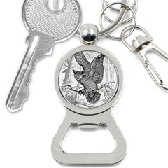 Owl-animals-wild-jungle-nature Bottle Opener Key Chain