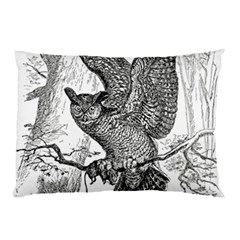 Owl-animals-wild-jungle-nature Pillow Case by Jancukart