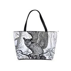 Owl-animals-wild-jungle-nature Classic Shoulder Handbag