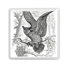 Owl-animals-wild-jungle-nature Memory Card Reader (square) by Jancukart