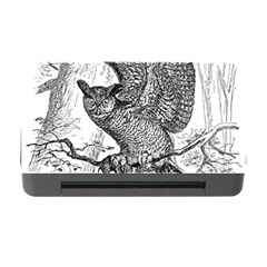 Owl-animals-wild-jungle-nature Memory Card Reader With Cf