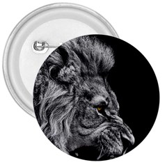 Angry Male Lion 3  Buttons