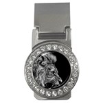 Angry Male Lion Money Clips (CZ)  Front