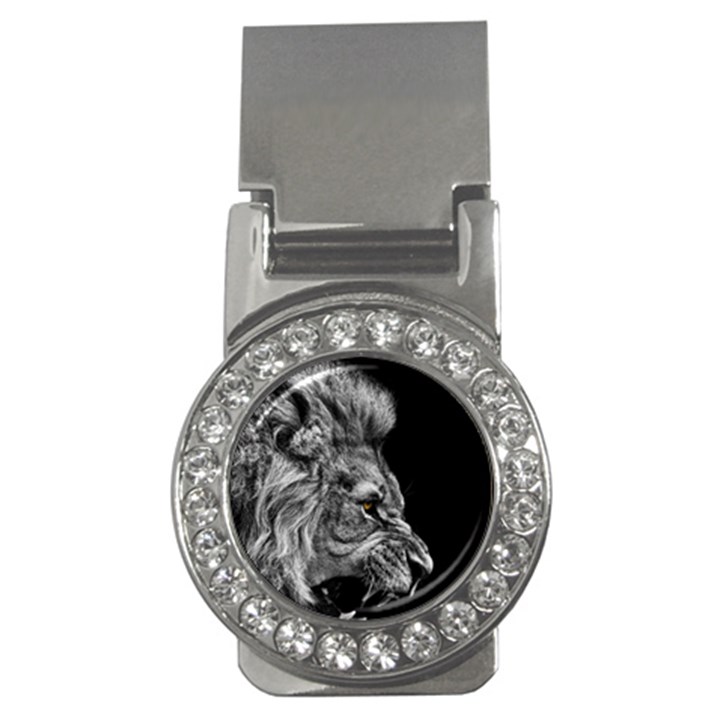 Angry Male Lion Money Clips (CZ) 