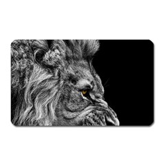 Angry Male Lion Magnet (rectangular)