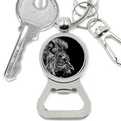 Angry Male Lion Bottle Opener Key Chain