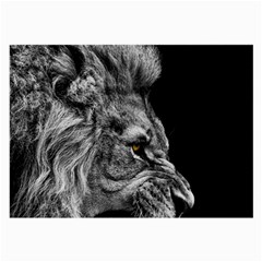 Angry Male Lion Large Glasses Cloth