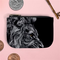 Angry Male Lion Mini Coin Purse