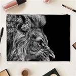 Angry Male Lion Cosmetic Bag (XL) Back