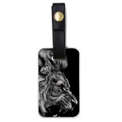 Angry Male Lion Luggage Tag (one Side)