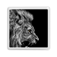 Angry Male Lion Memory Card Reader (square) by Jancukart