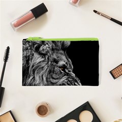 Angry Male Lion Cosmetic Bag (xs)