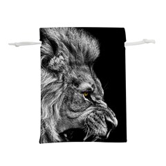 Angry Male Lion Lightweight Drawstring Pouch (m) by Jancukart