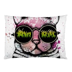 Black-cat-head Pillow Case