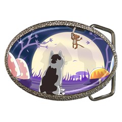 Cat-kitty-mouse-mice-escape-trick Belt Buckles