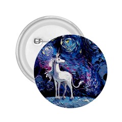 Unicorn Starry Night 2 25  Buttons by Jancukart