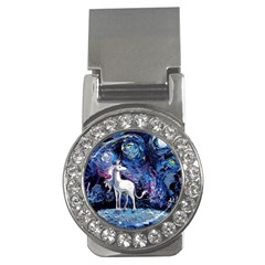 Unicorn Starry Night Money Clips (cz)  by Jancukart