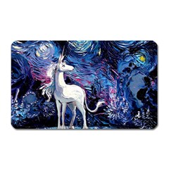 Unicorn Starry Night Magnet (rectangular)