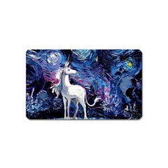 Unicorn Starry Night Magnet (name Card)