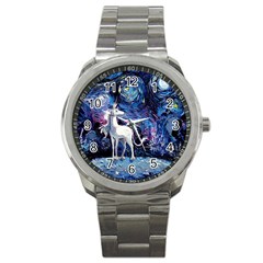 Unicorn Starry Night Sport Metal Watch