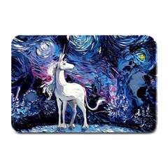 Unicorn Starry Night Plate Mats by Jancukart