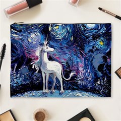 Unicorn Starry Night Cosmetic Bag (xl)