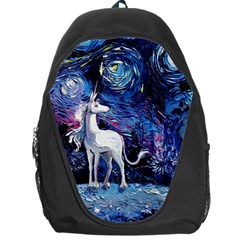 Unicorn Starry Night Backpack Bag by Jancukart