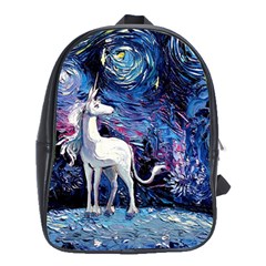 Unicorn Starry Night School Bag (xl)