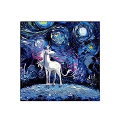 Unicorn Starry Night Satin Bandana Scarf 22  X 22 