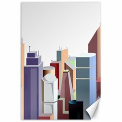 City-urban-buildings-skyscraper Canvas 20  X 30 