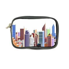 City-urban-buildings-skyscraper Coin Purse