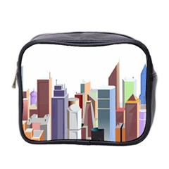 City-urban-buildings-skyscraper Mini Toiletries Bag (two Sides) by Jancukart