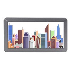 City-urban-buildings-skyscraper Memory Card Reader (mini) by Jancukart