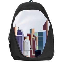 City-urban-buildings-skyscraper Backpack Bag