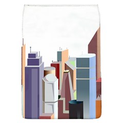 City-urban-buildings-skyscraper Removable Flap Cover (l) by Jancukart