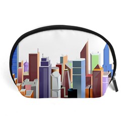 City-urban-buildings-skyscraper Accessory Pouch (large)