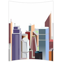 City-urban-buildings-skyscraper Back Support Cushion