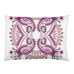 Pink Flower Cartoon Pillow Case (Two Sides) Front