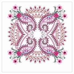 Pink Flower Cartoon Lightweight Scarf  by Jancukart