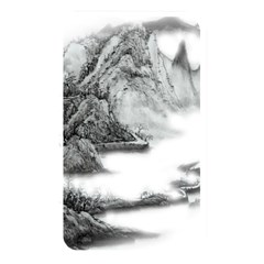 Ink-wash-painting-mountain-rolling-mountains Memory Card Reader (rectangular) by Jancukart