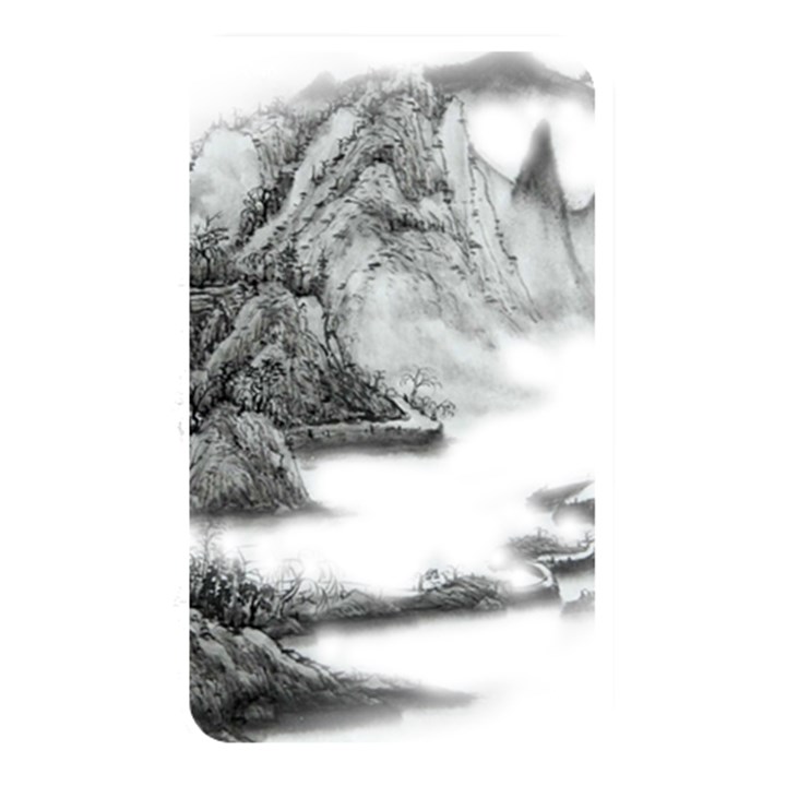 Ink-wash-painting-mountain-rolling-mountains Memory Card Reader (Rectangular)