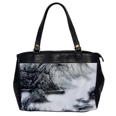 Ink-wash-painting-mountain-rolling-mountains Oversize Office Handbag