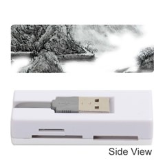 Ink-wash-painting-mountain-rolling-mountains Memory Card Reader (stick) by Jancukart