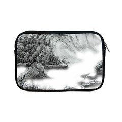 Ink-wash-painting-mountain-rolling-mountains Apple Ipad Mini Zipper Cases