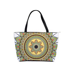 Motif-circle-vintage-circular-pattern Classic Shoulder Handbag