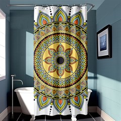 Motif-circle-vintage-circular-pattern Shower Curtain 36  X 72  (stall)  by Jancukart